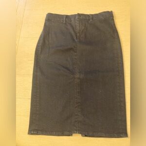 J Brand dark denim A-line maxi skirt size 29